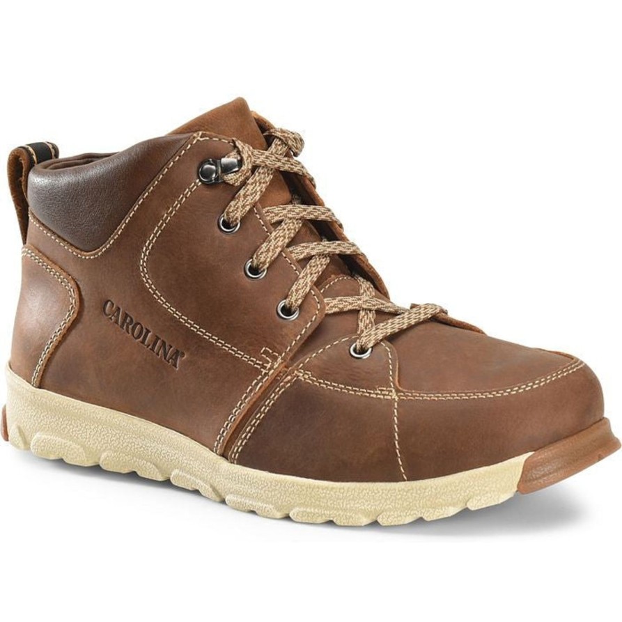 Men'S Carolina | Carolina Men'S S-117 At Slip Resistant Hiker Work Boot Ca5570 Brown