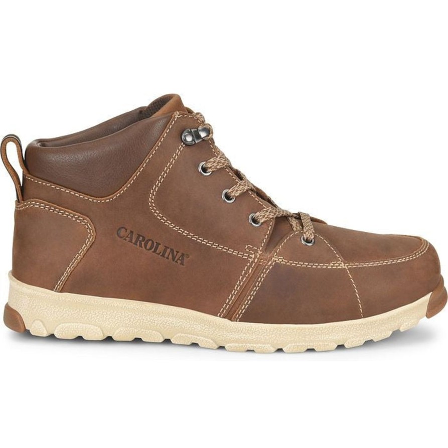 Men'S Carolina | Carolina Men'S S-117 At Slip Resistant Hiker Work Boot Ca5570 Brown