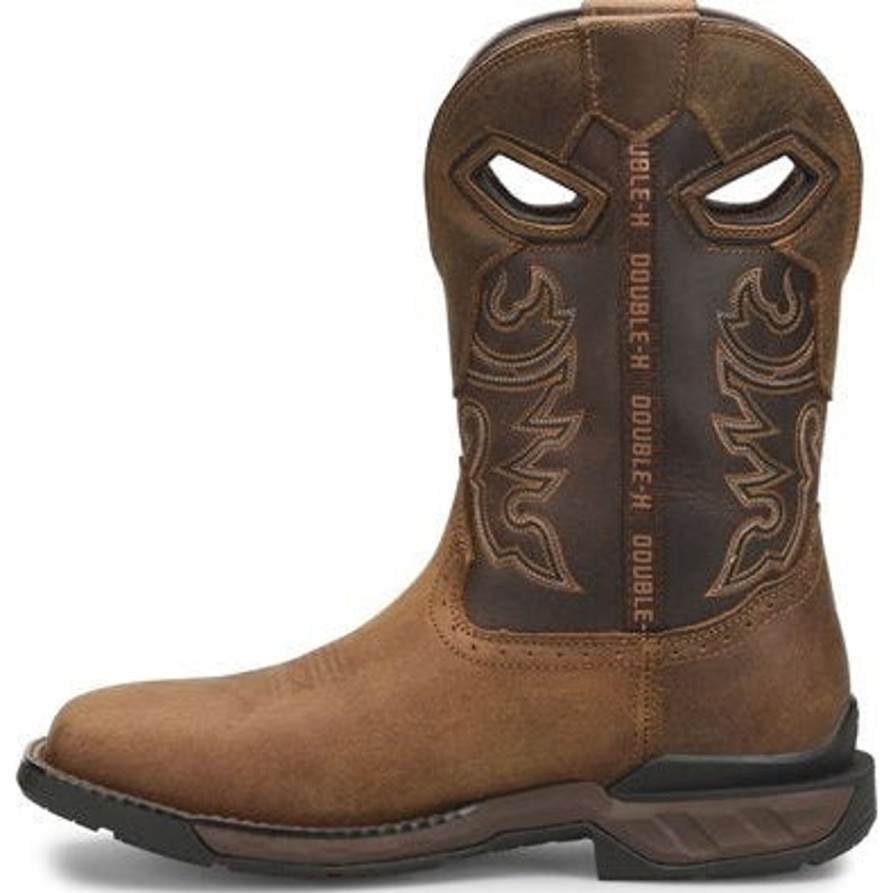 Men'S Double H | Double H Men'S Phantom 11" Wp Wilmore Comp Toe Work Boot Dh5370 Brown