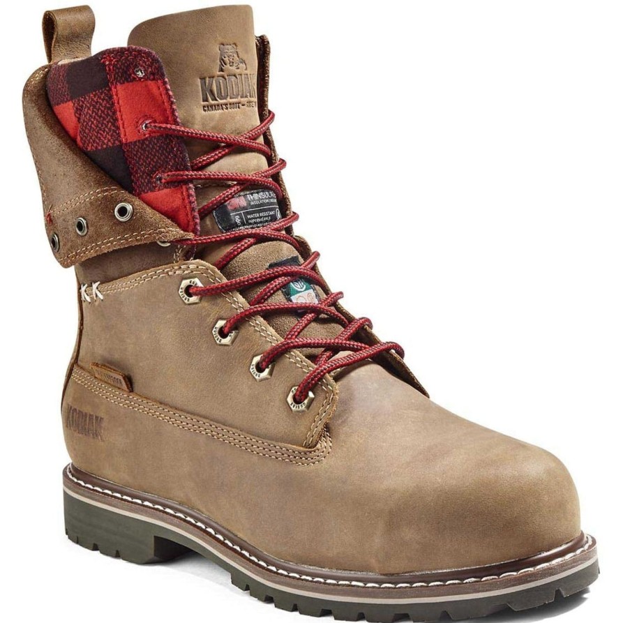 Women'S Kodiak | Kodiak Women'S Bralorne 8" Ct Waterproof 200G Work Boot 4Nm1Bn Brown