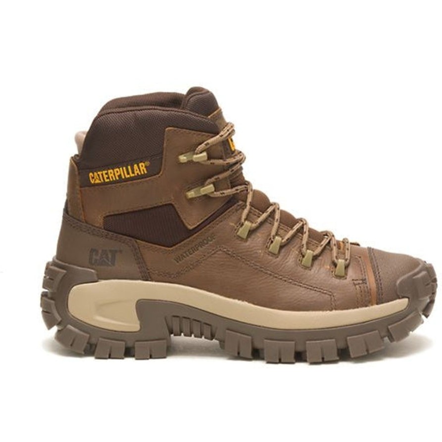 Men'S CAT | Cat Men'S Invader Soft Toe Waterproof Hiker Work Boot P51083 Pyramid