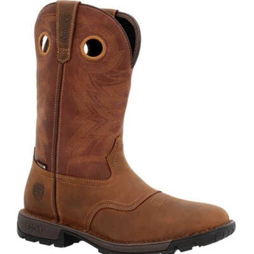 Men'S Rocky | Rocky Men'S Legacy 32 Waterproof Western Work Boot Rkw0380 Brown