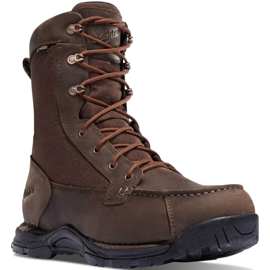 Men'S Danner | Danner Men'S Sharptail 8"Waterproof Hunt Boot - Dark 45026 Brown