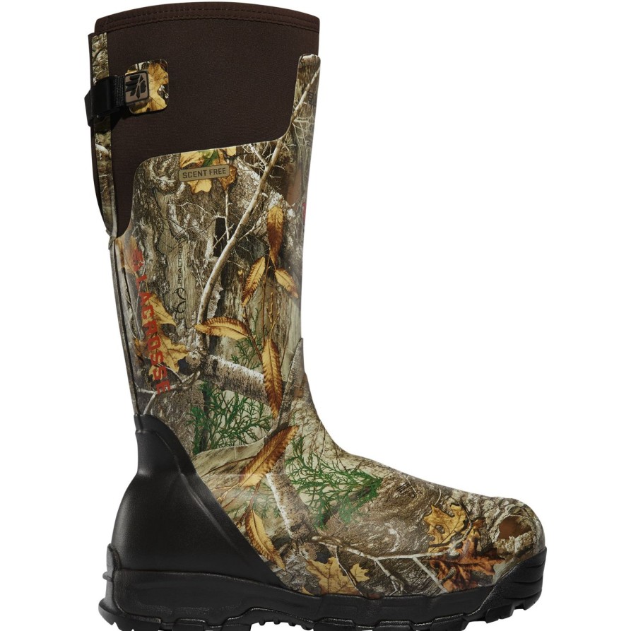 Men'S LaCrosse | Lacrosse Men'S Alphaburly Pro 18" Soft Toe Wp 1600G Ins Rubber Hunt Boot - 376032 Realtree Edge