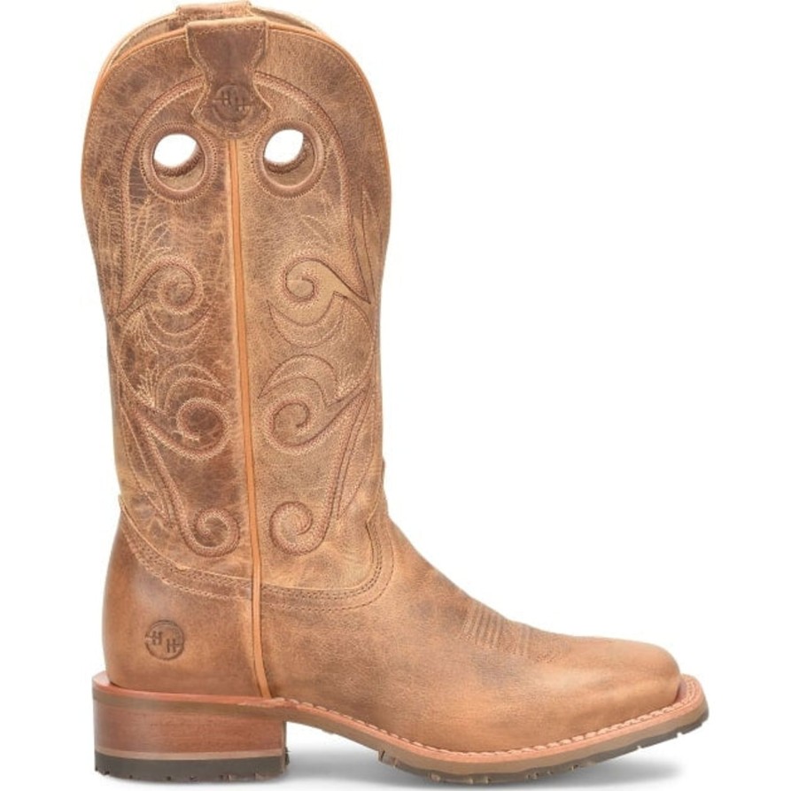 Men'S Double H | Double H Men'S Kenna 12" Wide St Slip Resist Roper Work Boot Dh7035 Brown