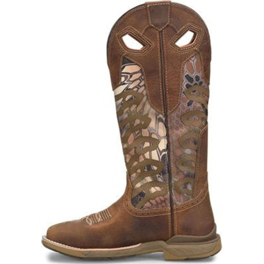 Men'S Double H | Double H Men'S Snake 16" Wp Slip Resistant Work Boot Dh5390 Brown