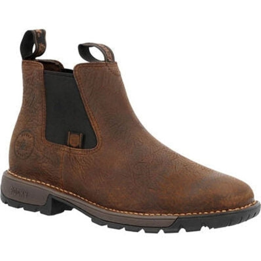 Men'S Rocky | Rocky Men'S Legacy 32 Twin Wp Gore Western Work Boot Rkw0381 Brown