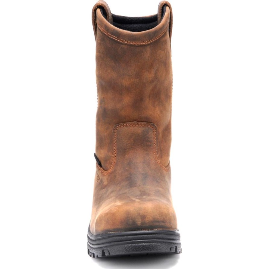 Men'S Carolina | Carolina Men'S Laser Comp Toe Wp Wellington Work Boot Ca2533 Brown