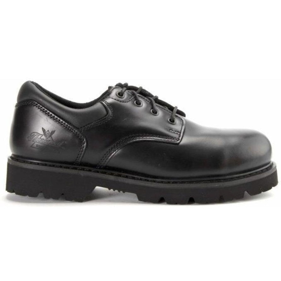 Men'S Thorogood | Thorogood Men'S Classic Academy Steel Toe Oxford Duty Shoe - 804-6449 Black