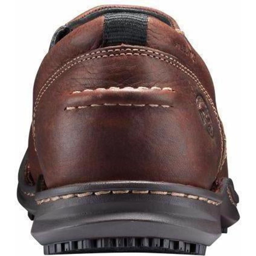 Men'S Timberland Pro | Timberland Pro Men'S Gladstone Stl Toe Slip On Work Shoe - Tb086509214 Brown