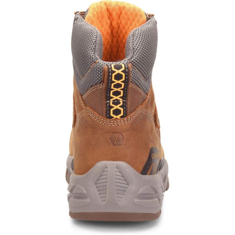 Men'S Carolina | Carolina Men'S Duke 6" Carbon Comp Toe Wp Work Boot Ca5540 Brown