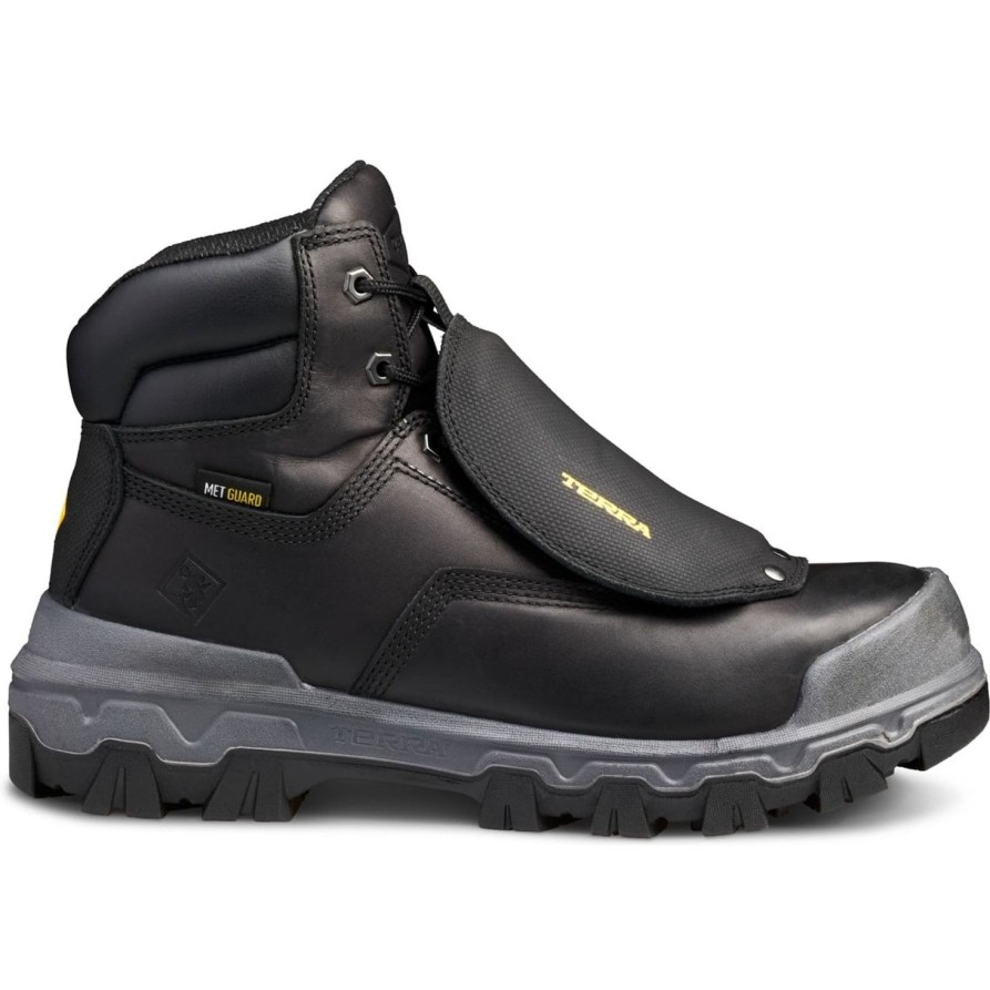 Men'S Terra | Terra Men'S Sentry 2020 6" Comp Toe Wp Safety Work Boot 4Nrxbk Black