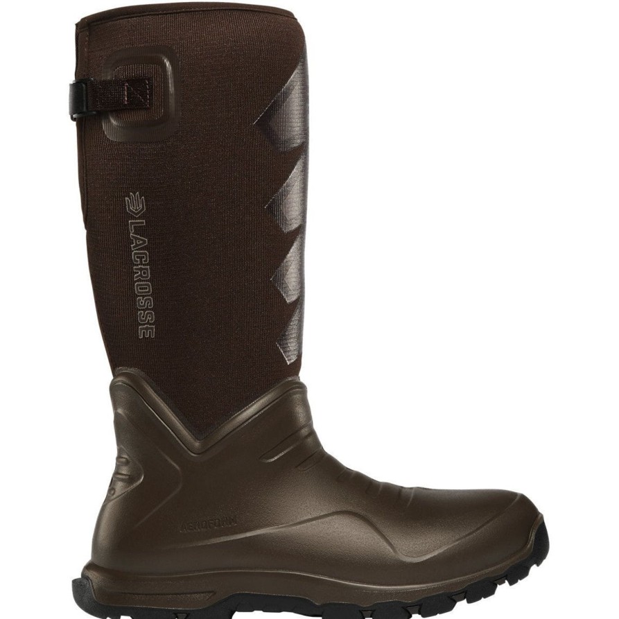 Men'S LaCrosse | Lacrosse Men'S Aerohead Sport 16" Plain Toe Wp Hunt Boot 340223 Brown