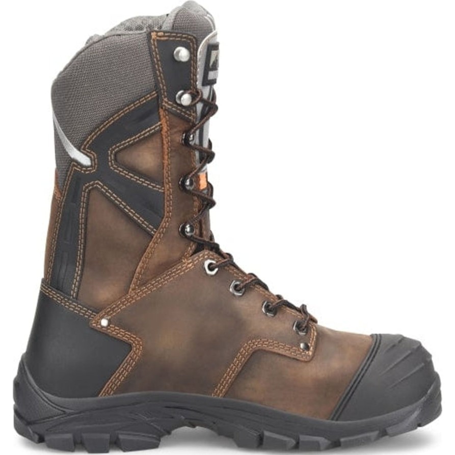 Men'S Matterhorn | Matterhornmen'S Mainstay 10" Aluminum Toe Wp Work Boot Mt2570 Brown