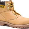 Men'S CAT | Cat Men'S Second Shift Soft Toe Work Boot - Honey - P70042 Wheat