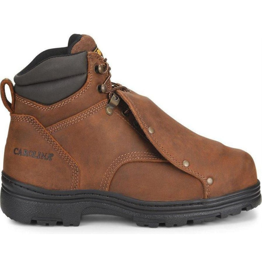 Men'S Carolina | Carolina Men'S Foreman 6" External Metguard Work Boot Ca3630 Brown