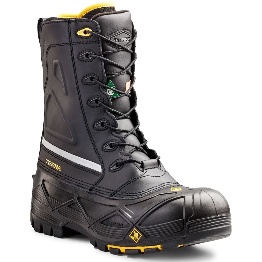 Men'S Terra | Terra Men'S Crossbow Comp Toe Wp Winter Safety Work Boot R5605B Black