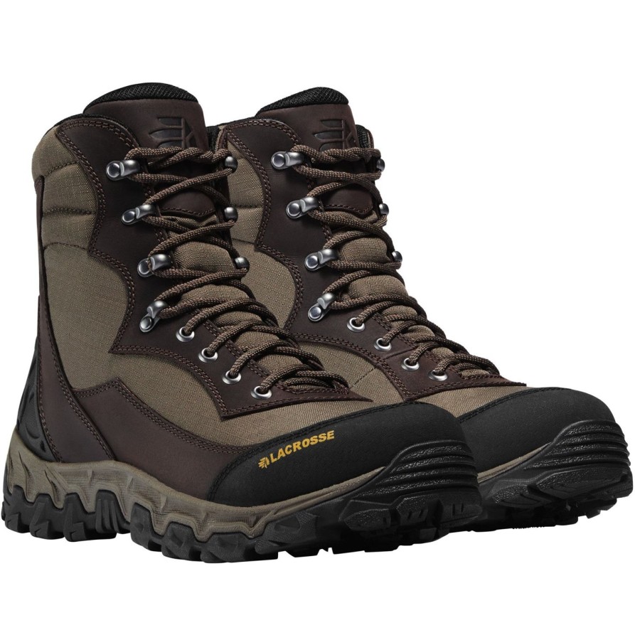 Men'S LaCrosse | Lacrosse Men'S Lodestar 7" Soft Toe Waterproof Hunt Boot 516330 Brown