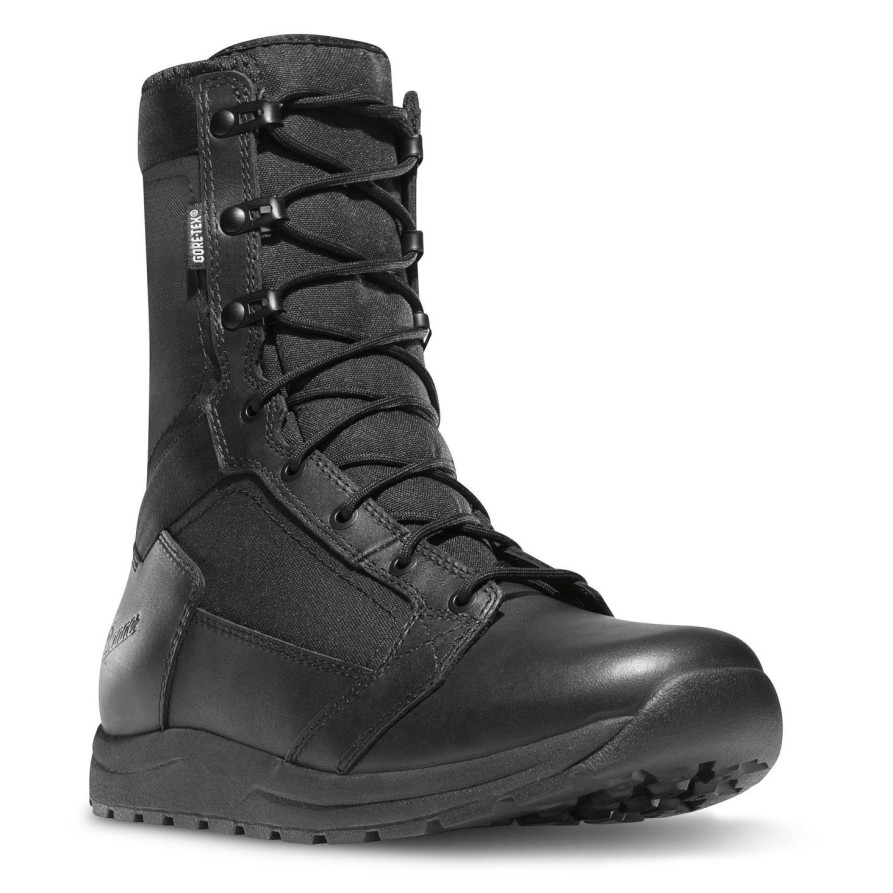 Men'S Danner | Danner Men'S Tachayon Waterproof Duty Boot 50122 Black