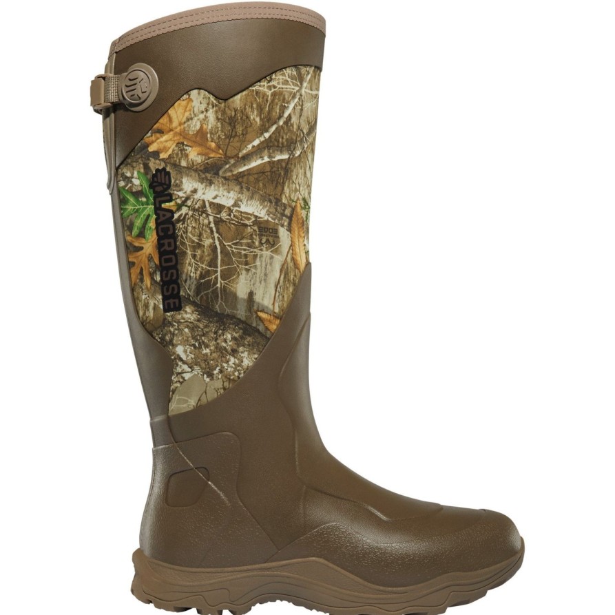 Men'S LaCrosse | Lacrosse Men'S Alpha Agility 17" Soft Toe Wp Rubber Hunt Boot - 339071 Realtree Edge