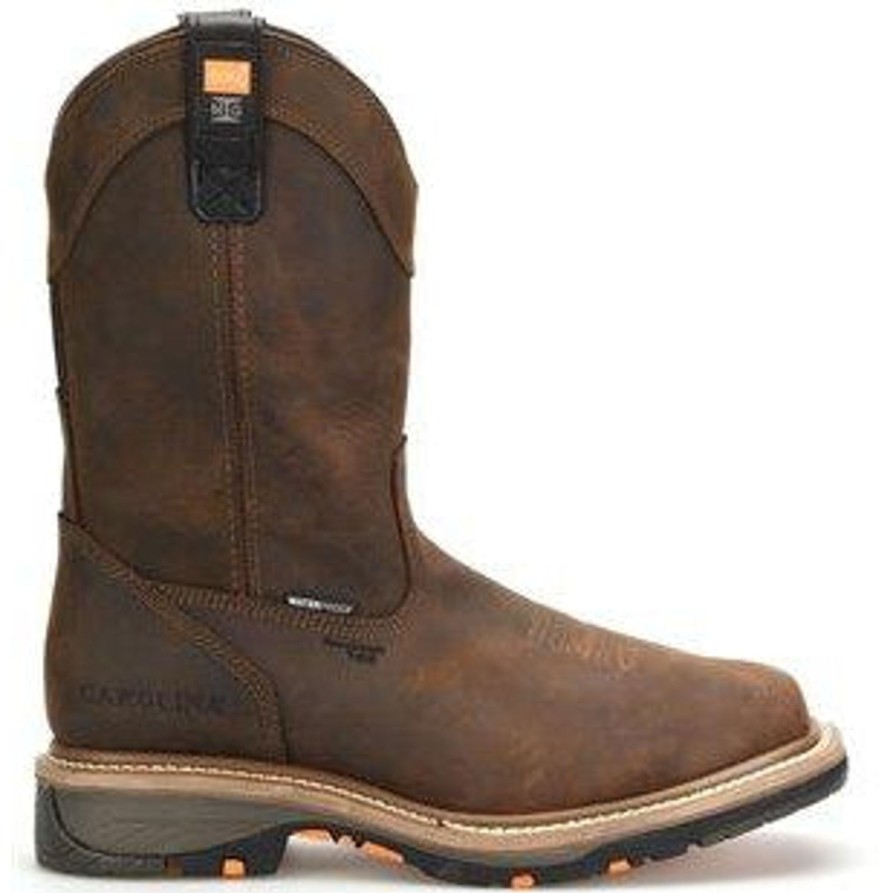 Men'S Carolina | Carolina Men'S Actuator 11" Comp Toe Wp Metgaurd Work Boot Ca8537 Brown