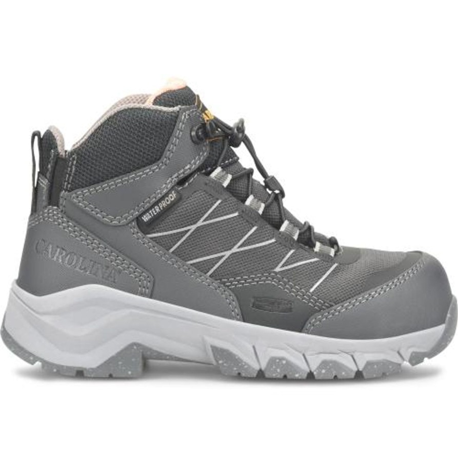 Women'S Carolina | Carolina Women'S Vya Comp Toe Wp Slip Resist Hiker Work Boot Ca5677 Grey