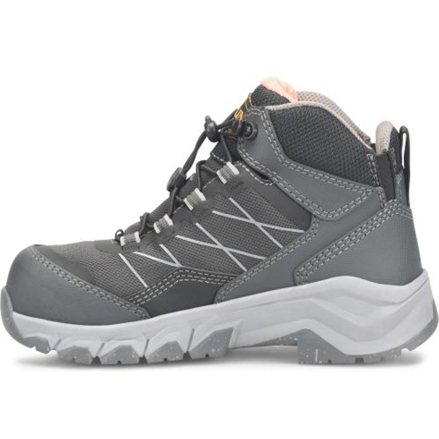 Women'S Carolina | Carolina Women'S Vya Comp Toe Wp Slip Resist Hiker Work Boot Ca5677 Grey