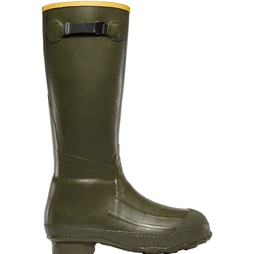 Men'S LaCrosse | Lacrosse Men'S Burly Classic 18" Od Rubber Work Boot 266040 Green