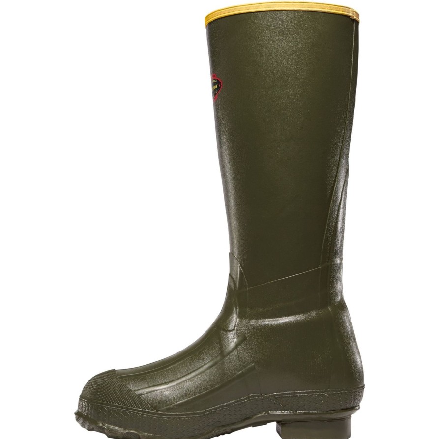 Men'S LaCrosse | Lacrosse Men'S Burly Classic 18" Od Rubber Work Boot 266040 Green