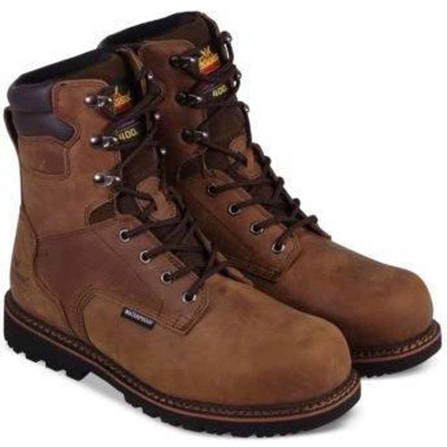 Men'S Thorogood | Thorogood Men'S V-Series 8" Wp Ct Ins Eh Work Boot 804-3238 Brown