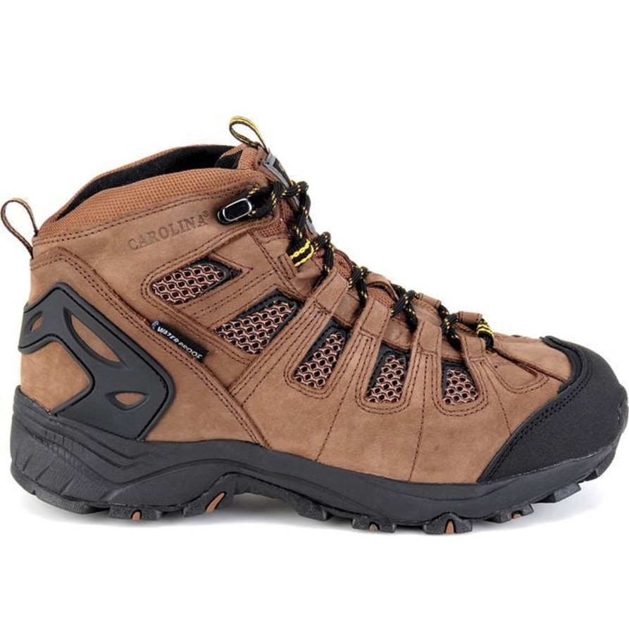 Men'S Carolina | Carolina Men'S Quad 5" Carbon Comp Toe Wp Hiker Work Boot Ca4525 Brown