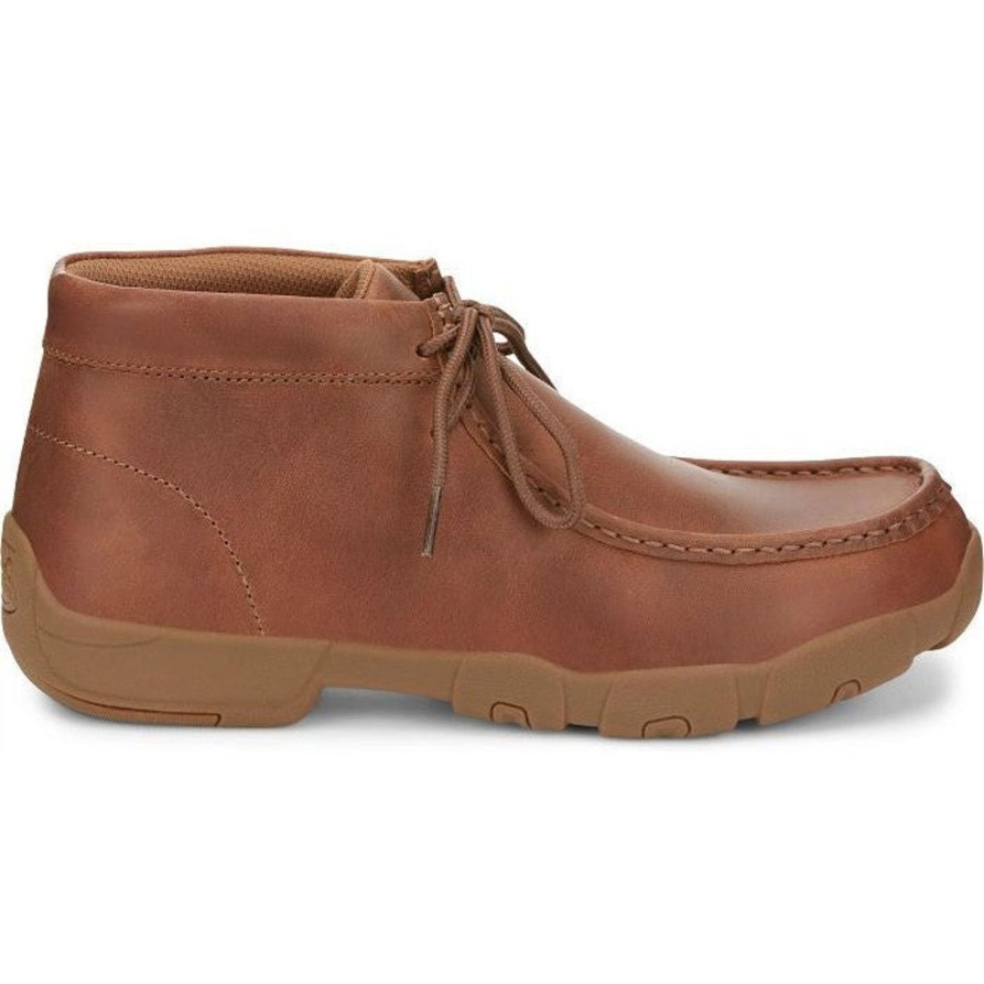 Men'S Justin | Justin Men'S Cappie 4" Moc Toe Western Work Shoe -Sand Se241 Tan