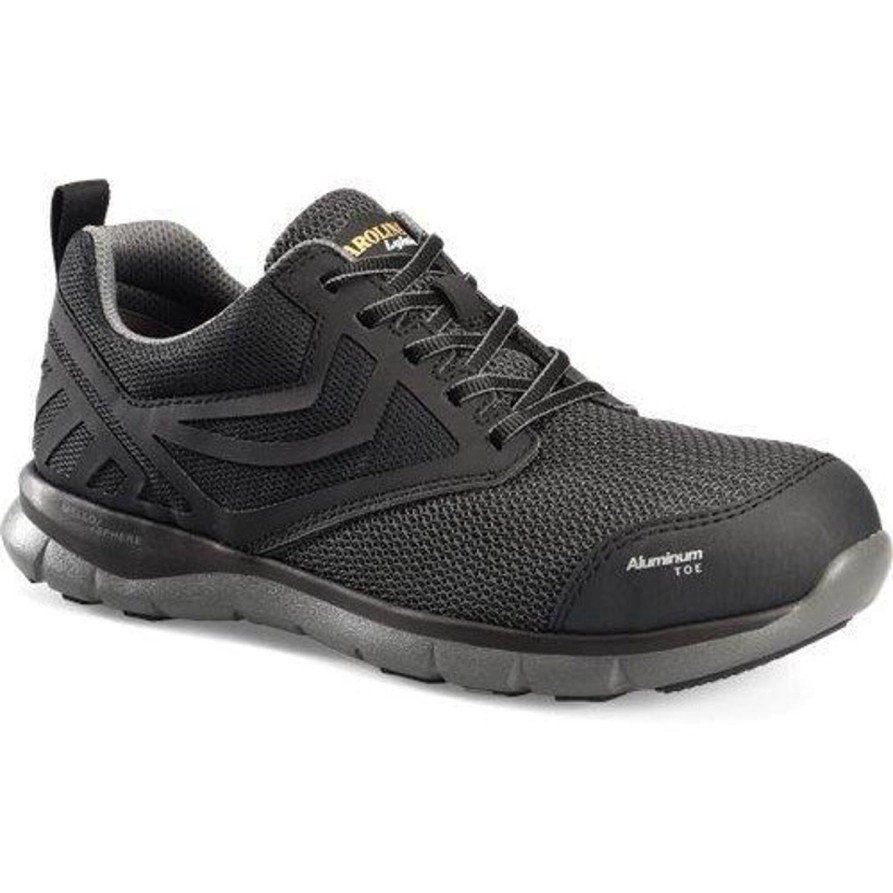 Men'S Carolina | Carolina Men'S Gust Lo Aluminum Toe Athletic Work Shoe Ca1902 Black