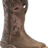 Women'S Double H | Double H Women'S Phantom Rider 10" Square Toe Western Work Boot Dh5373 Brown