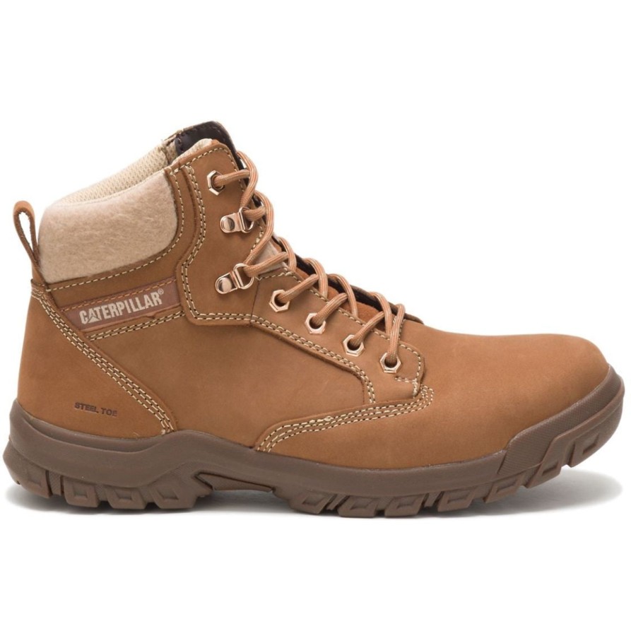 Women'S CAT | Cat Women'S Tess Steel Toe Work Boot - Sundance - P91009 Brown